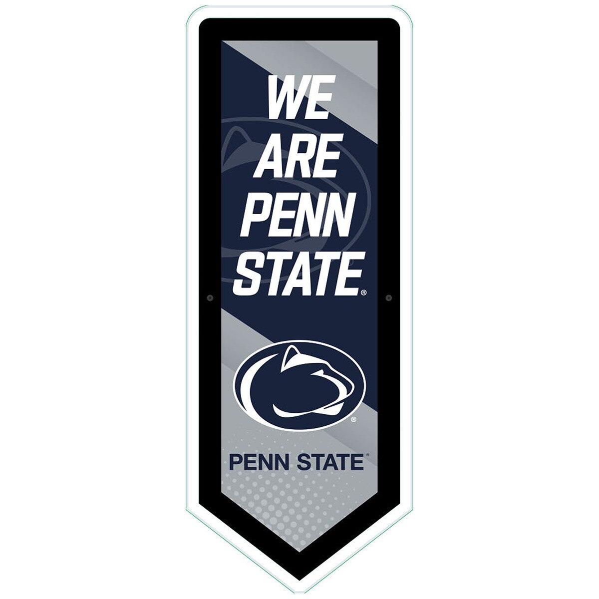 LED pennant sign We Are Penn State with Athletic Logo